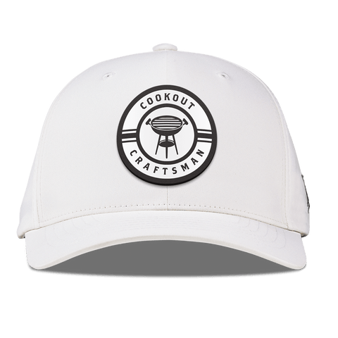 Cookout Craftsman Flexfit Performance Fitted White