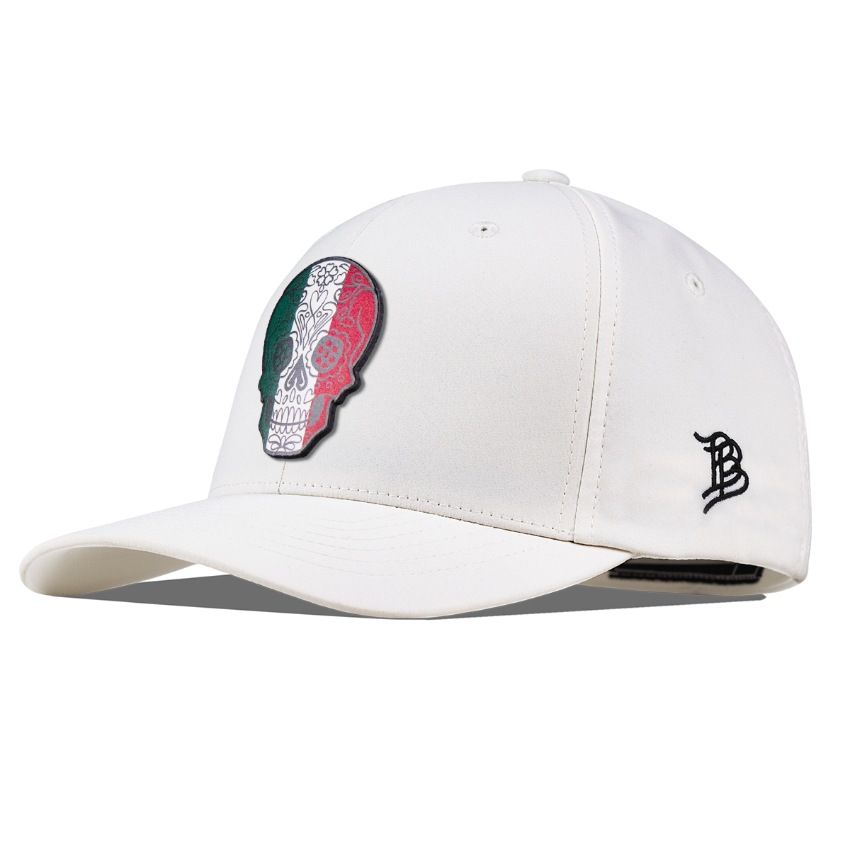 Fiesta Sugar Skull Flexfit Performance Fitted White