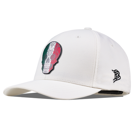 Fiesta Sugar Skull Flexfit Performance Fitted White