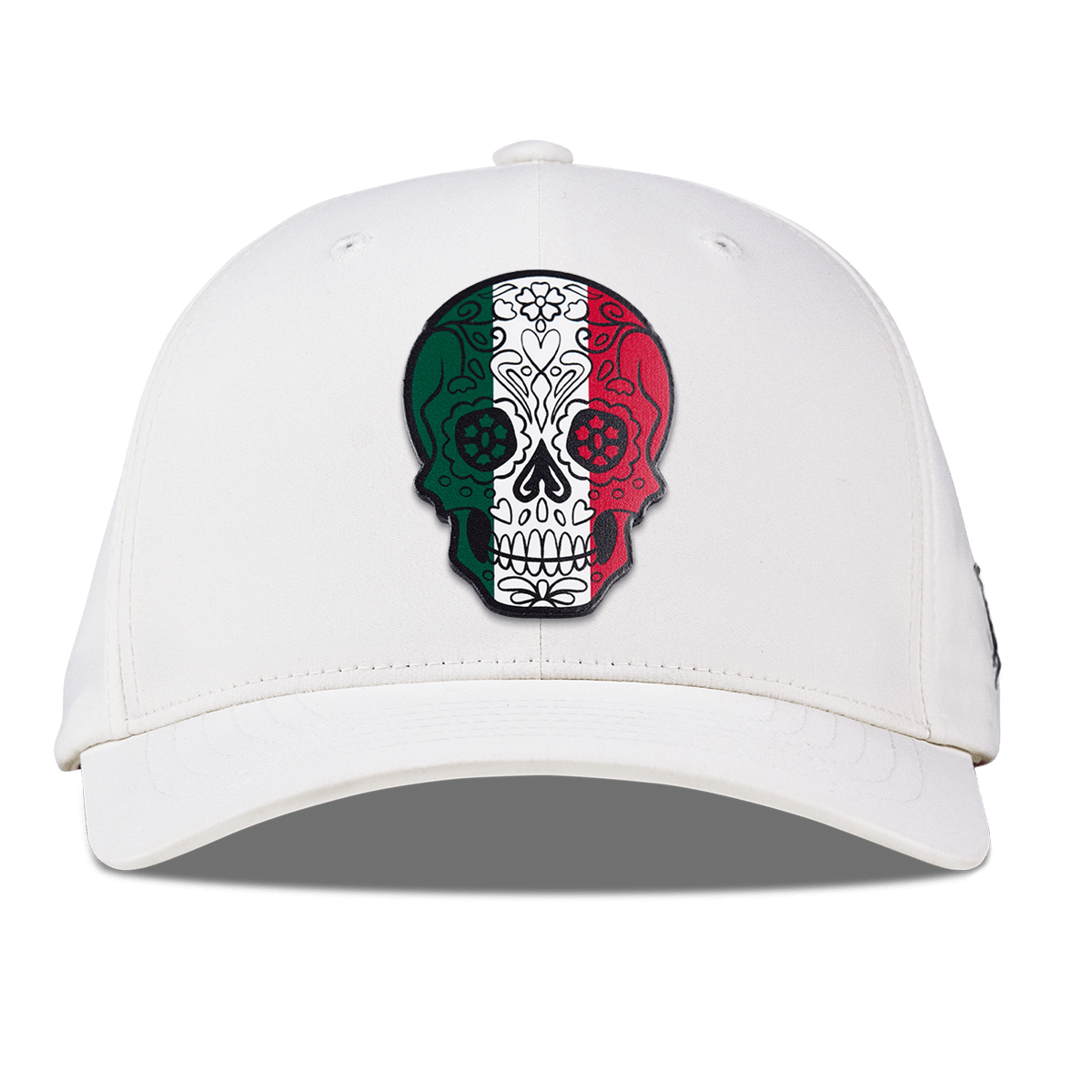 Fiesta Sugar Skull Flexfit Performance Fitted White