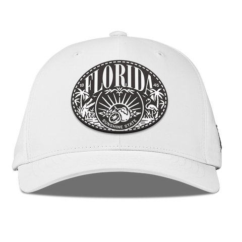 Florida Traveler Flexfit Performance Fitted White