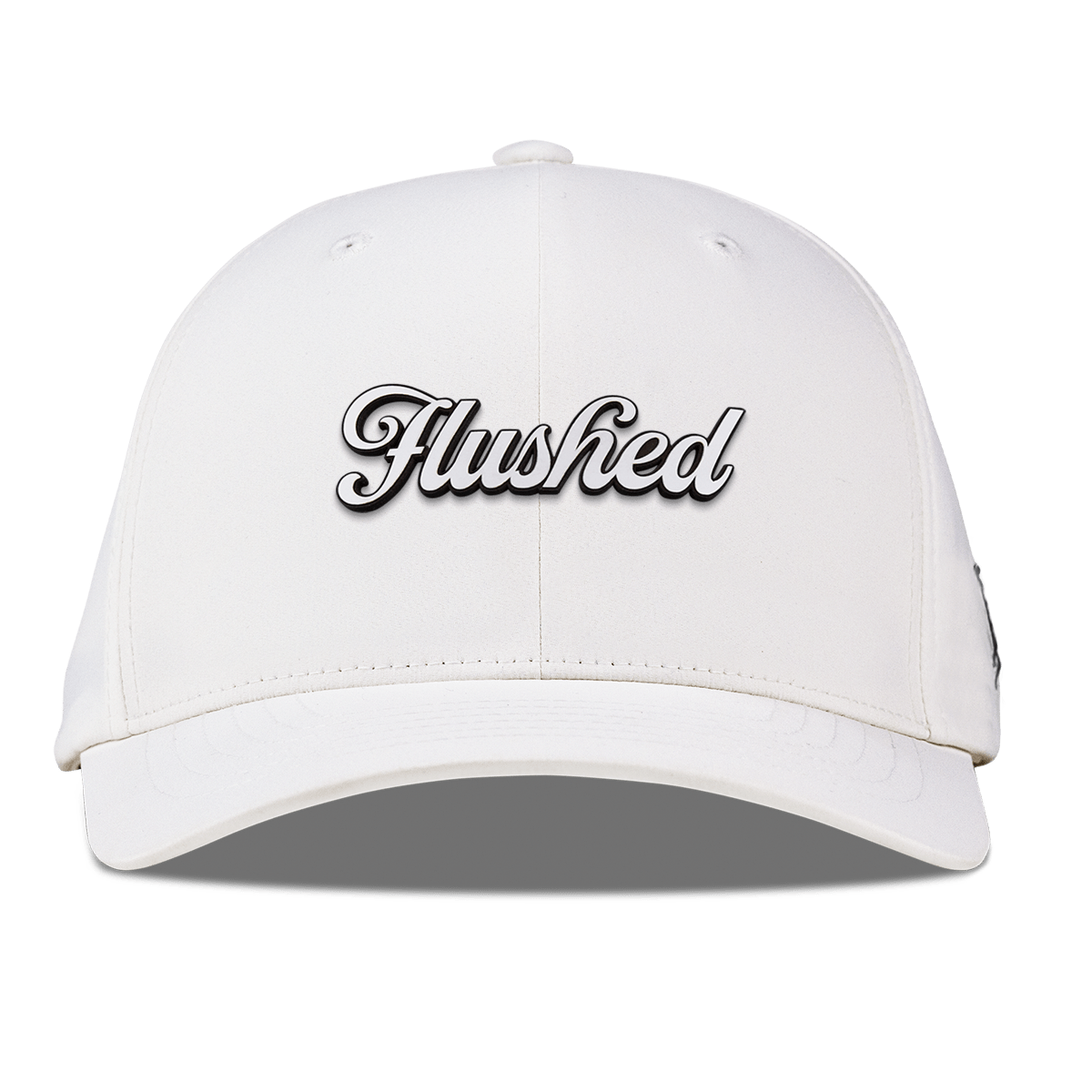 Flushed Script Flexfit Performance Fitted White