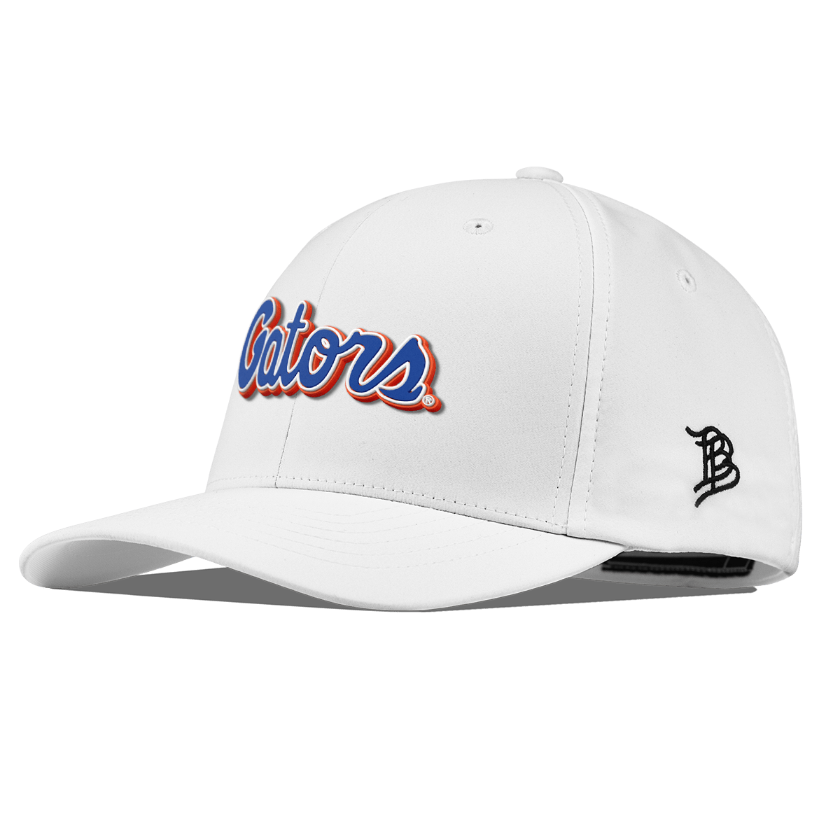 University of Florida "Gator Script" Flexfit Performance Fitted White