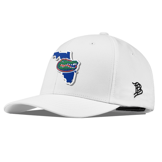 University of Florida "Gator State" Flexfit Performance Fitted White