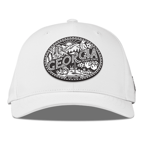 Georgia Traveler Flexfit Performance Fitted White