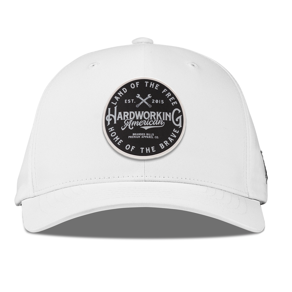 Hardworking PVC Flexfit Performance Fitted White