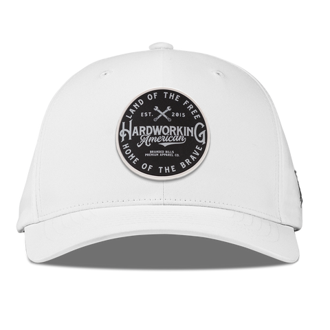 Hardworking PVC Flexfit Performance Fitted White