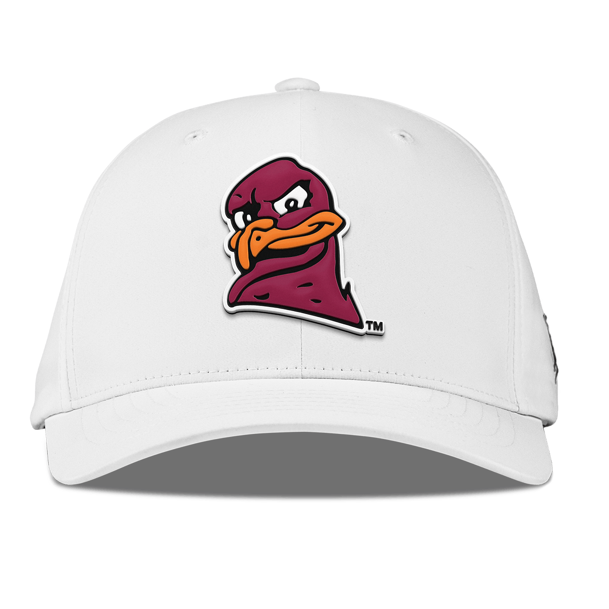 Virginia Tech University "HokieBird" Flexfit Performance Fitted White