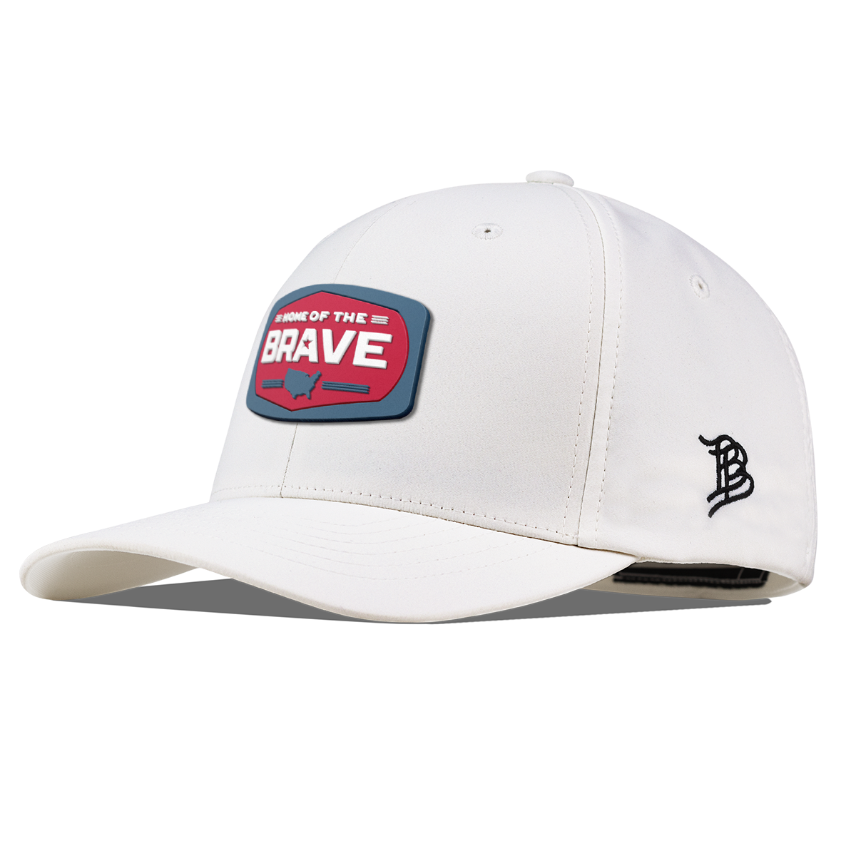 Home of the Brave Flexfit Performance Fitted White