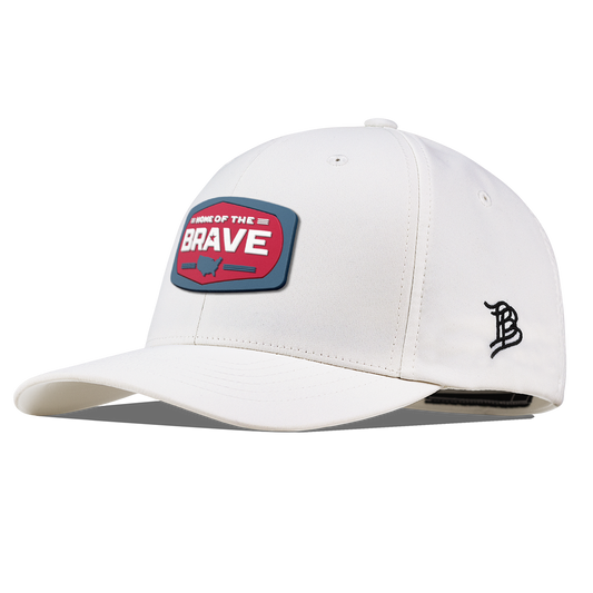 Home of the Brave Flexfit Performance Fitted White