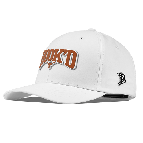 University of Texas "Hook'D" Flexfit Performance Fitted White