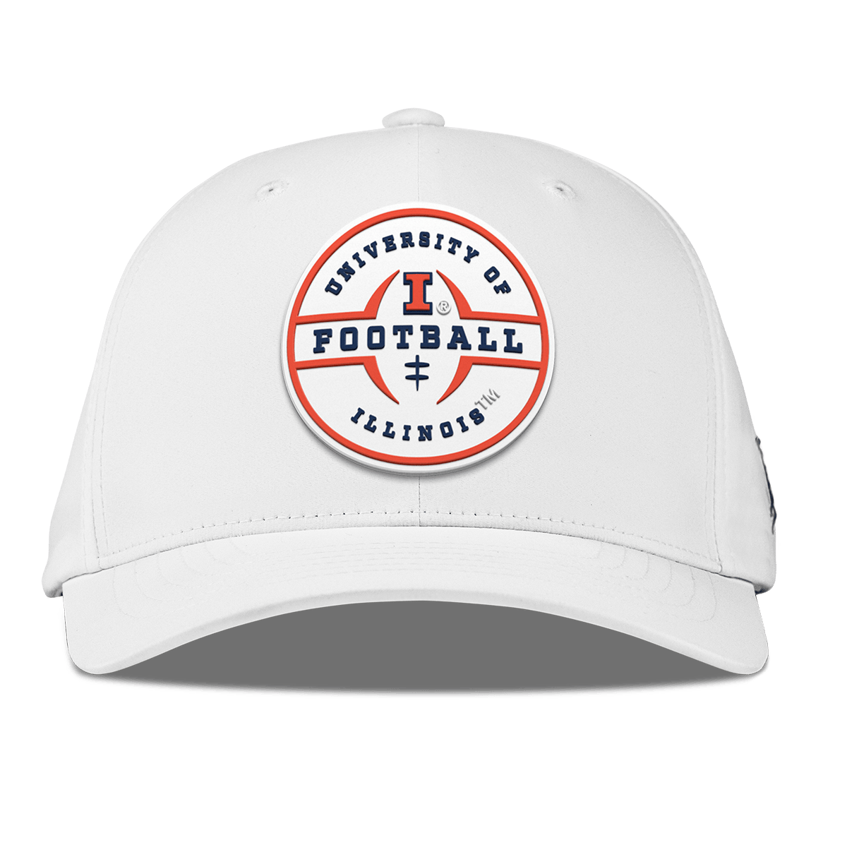 University of Illinois "Illinois Football Legacy" Flexfit Performance Fitted White