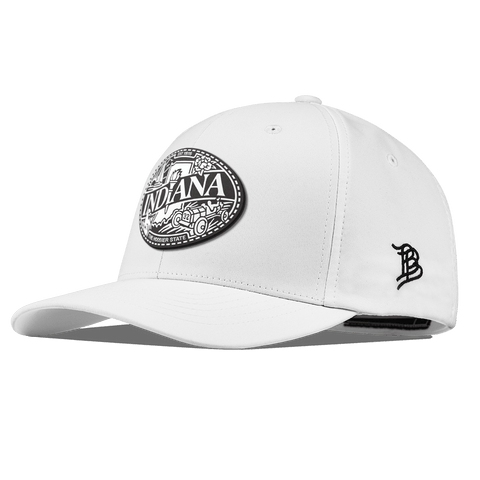 Indiana Traveler Flexfit Performance Fitted White