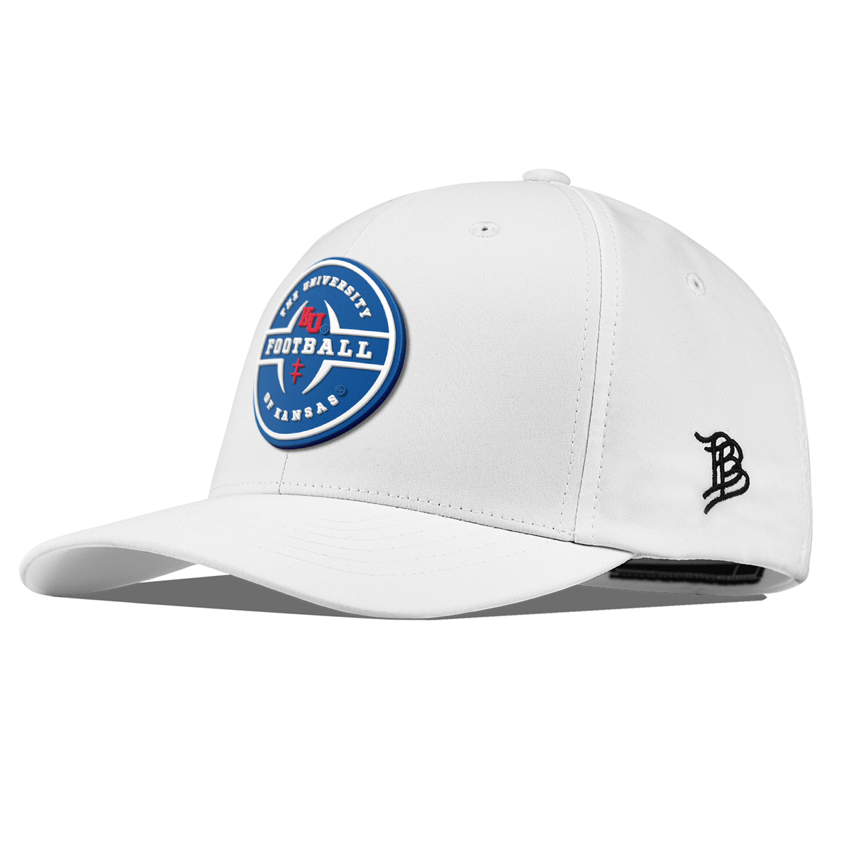 University of Kansas "Kansas Football Legacy" Flexfit Performance Fitted White