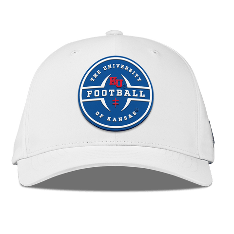 University of Kansas "Kansas Football Legacy" Flexfit Performance Fitted White