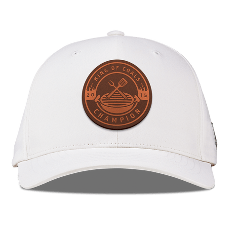 King of Coals Flexfit Performance Fitted White