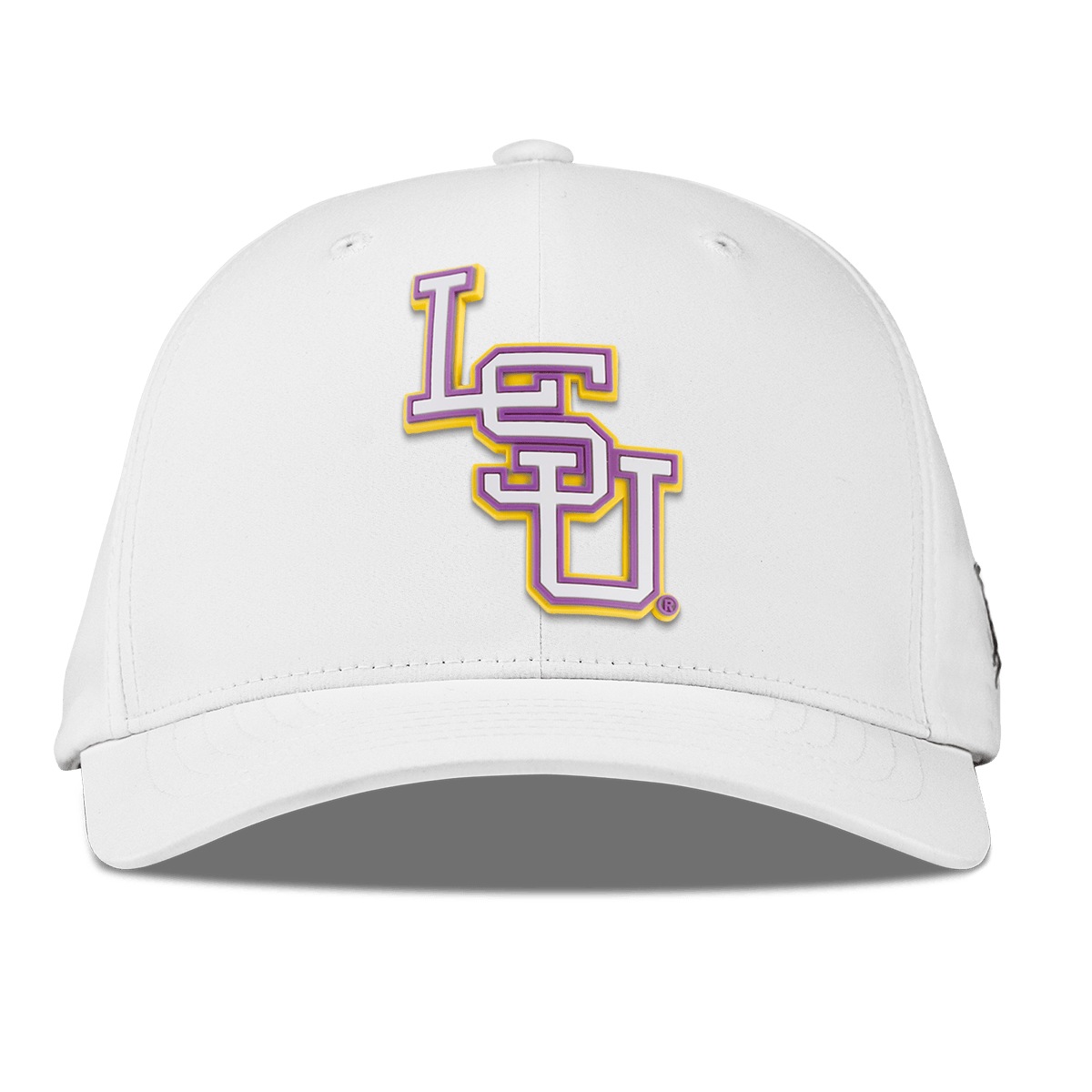 Louisiana State University "LSU Baseball White" Flexfit Performance Fitted White