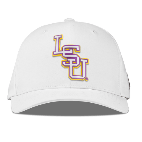 Louisiana State University "LSU Baseball White" Flexfit Performance Fitted White