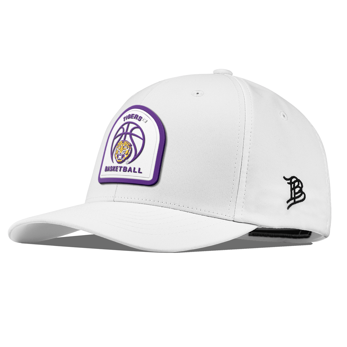 Louisiana State University "LSU Basketball" Flexfit Performance Fitted White
