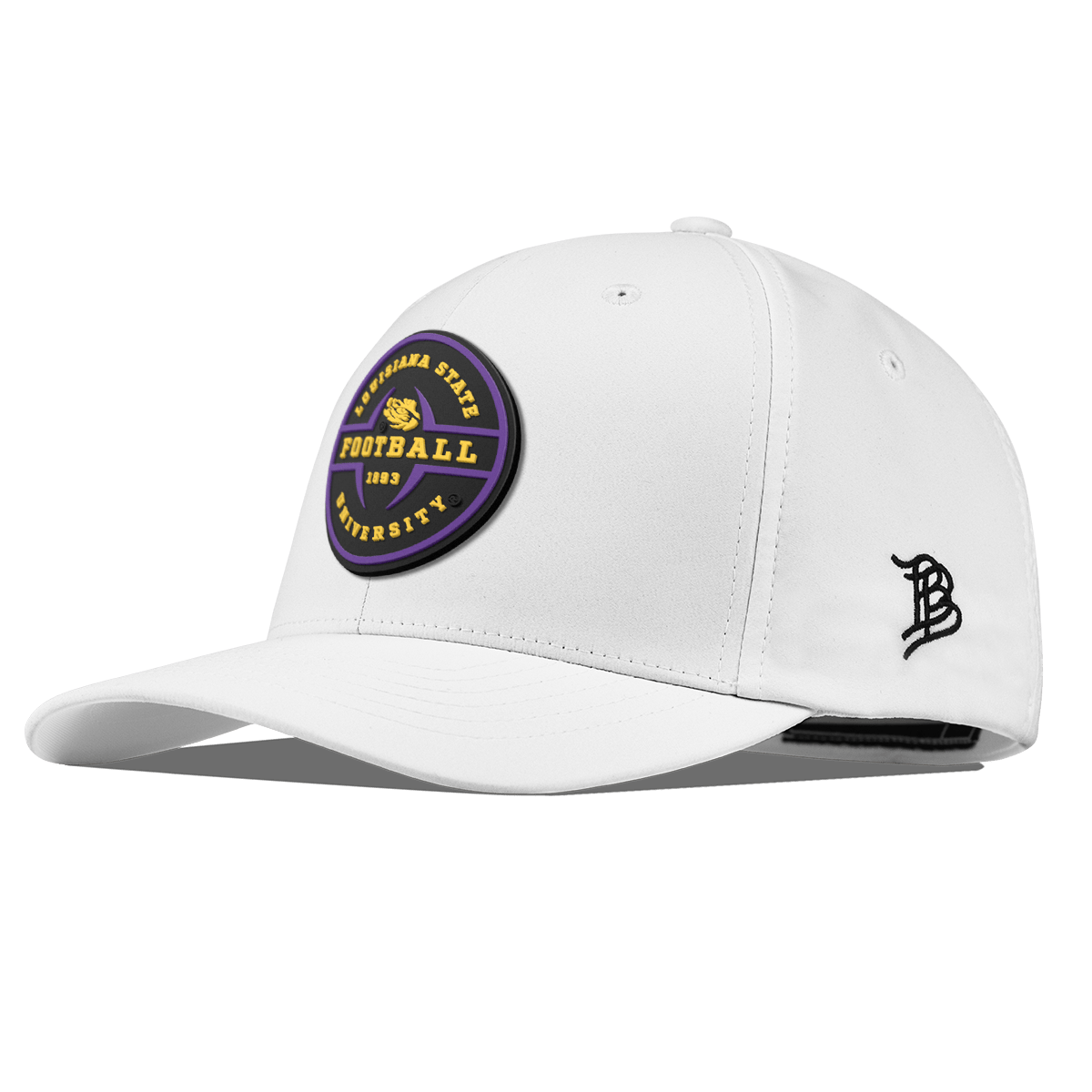 Louisiana State University "LSU Football Legacy" Flexfit Performance Fitted White