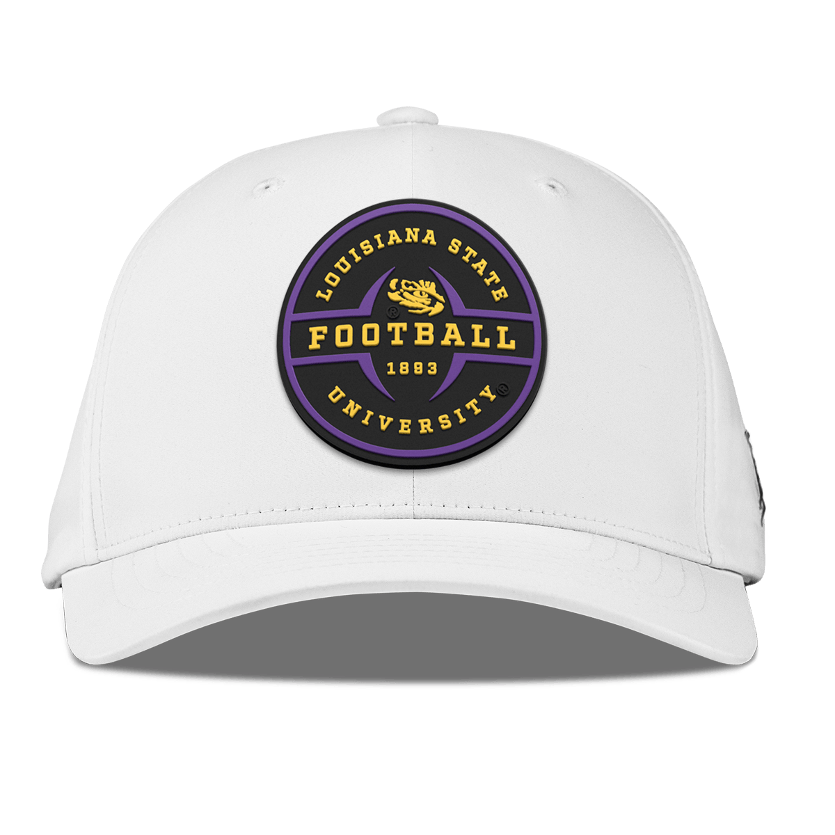 Louisiana State University "LSU Football Legacy" Flexfit Performance Fitted White