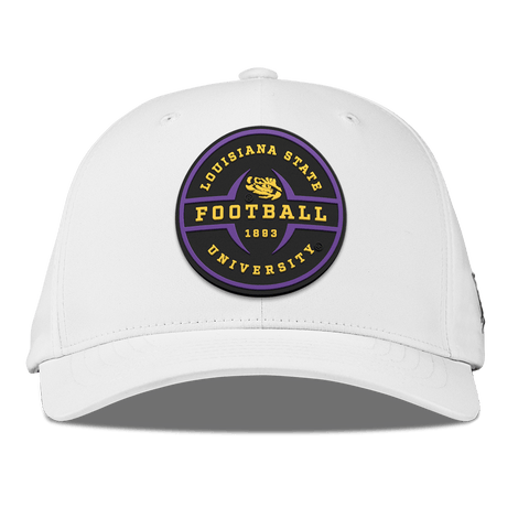 Louisiana State University "LSU Football Legacy" Flexfit Performance Fitted White