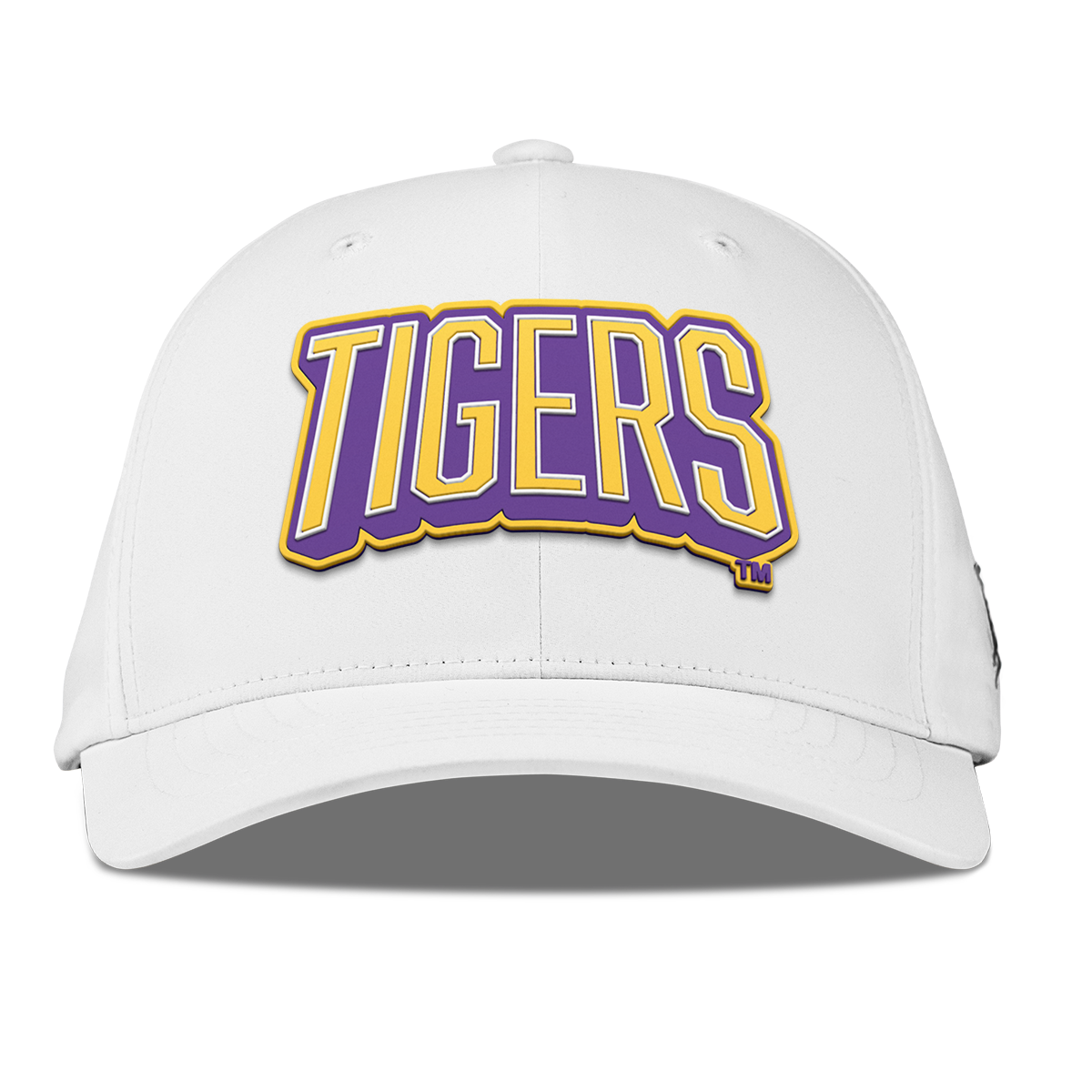 Louisiana State University "LSU Tigers Block" Flexfit Performance Fitted White