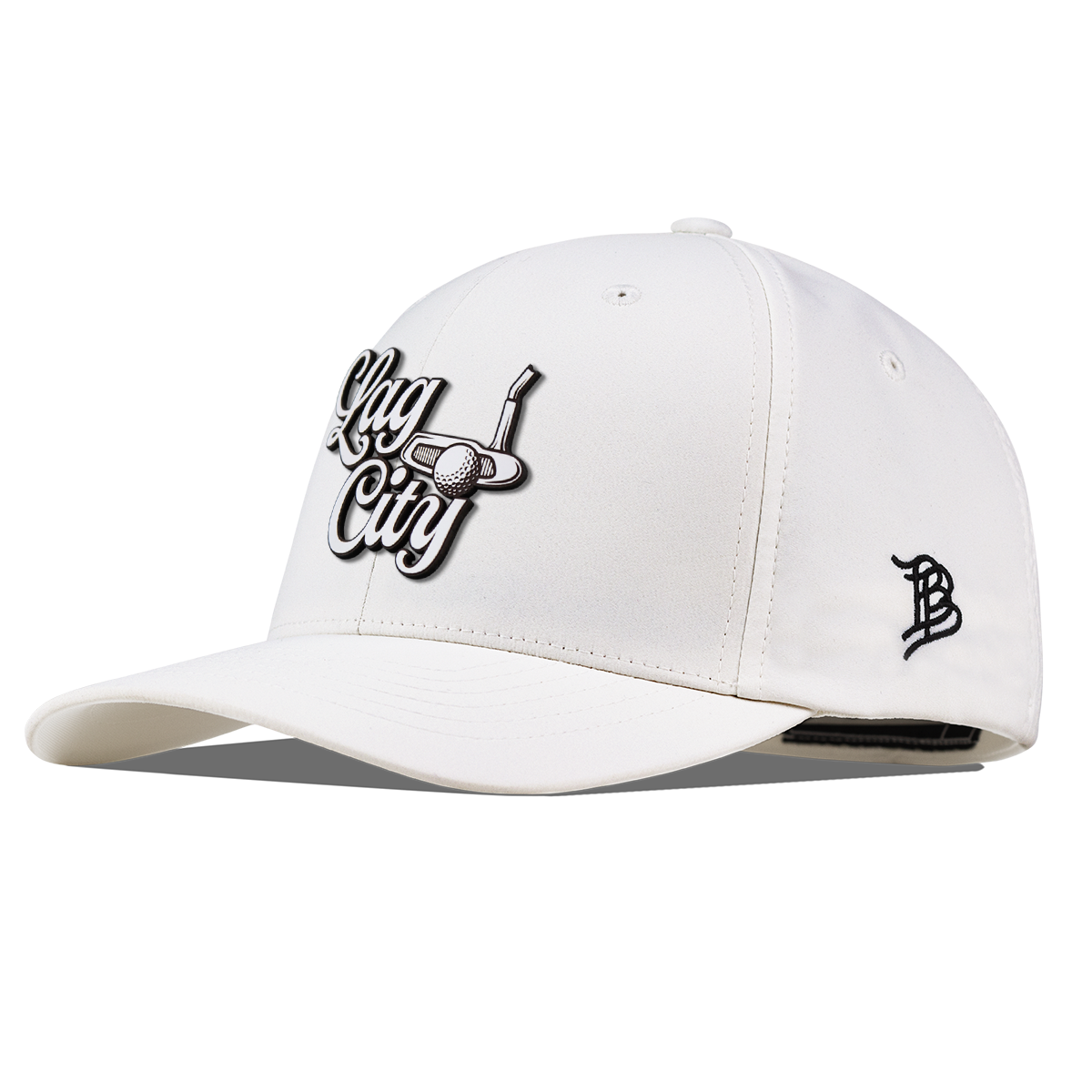 Lag City Script Flexfit Performance Fitted White