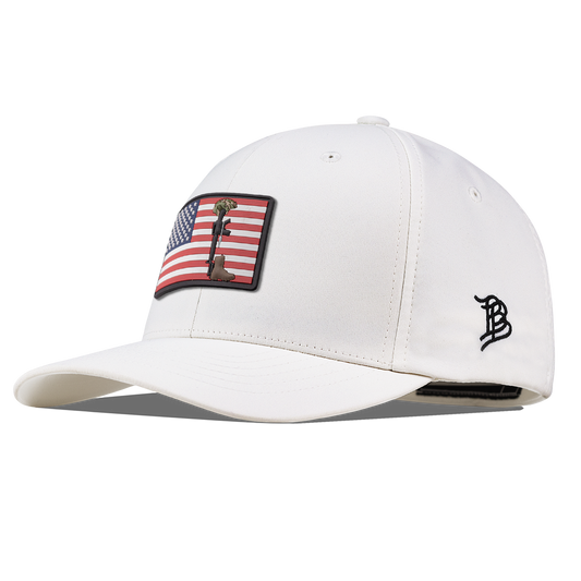 Memorial PVC Flexfit Performance Fitted White