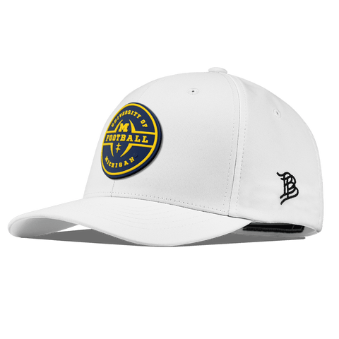 University of Michigan "Michigan Football Legacy" Flexfit Performance Fitted White