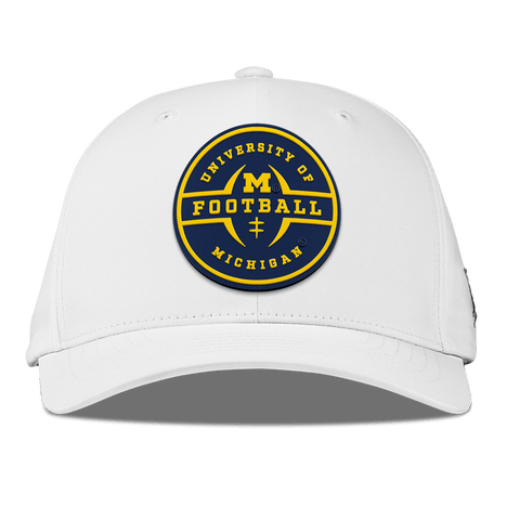 University of Michigan "Michigan Football Legacy" Flexfit Performance Fitted White
