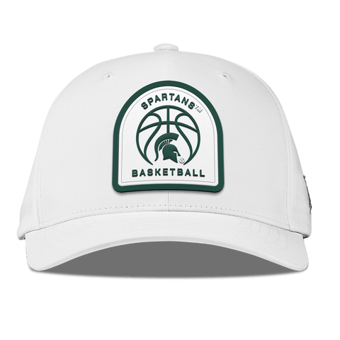 Michigan State University "Michigan State Basketball" Flexfit Performance Fitted White