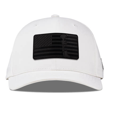 Midnight Memorial Flexfit Performance Fitted White