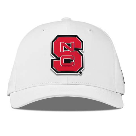 North Carolina State "NC State Block" Flexfit Performance Fitted White