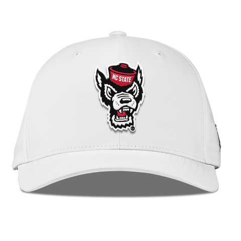 North Carolina State "NC State Team Logo" Flexfit Performance Fitted White