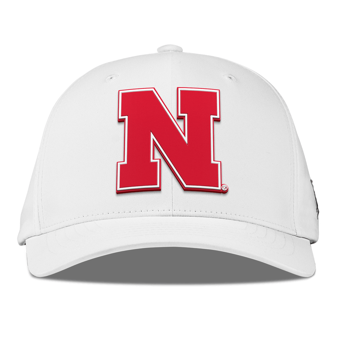 University of Nebraska "Nebraska Team Logo" Flexfit Performance Fitted White
