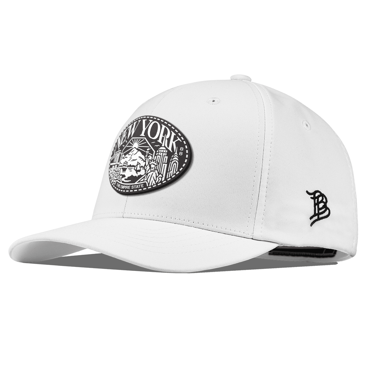 New York Traveler Flexfit Performance Fitted White