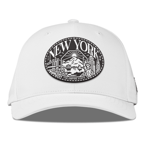 New York Traveler Flexfit Performance Fitted White