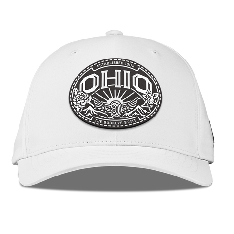 Ohio Traveler Flexfit Performance Fitted White