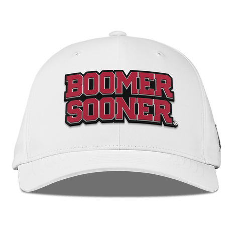 University of Oklahoma "Oklahoma Block" Flexfit Performance Fitted White