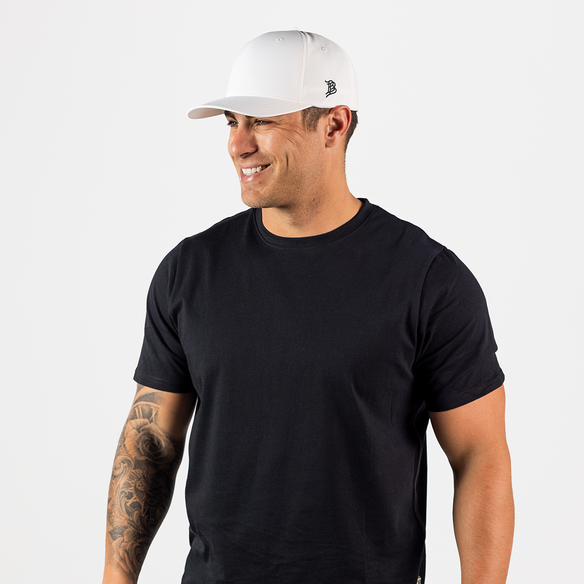 Bare Flexfit Performance Fitted White