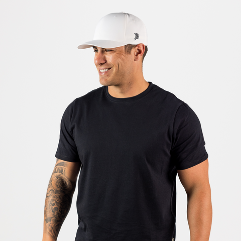 Bare Flexfit Performance Fitted White