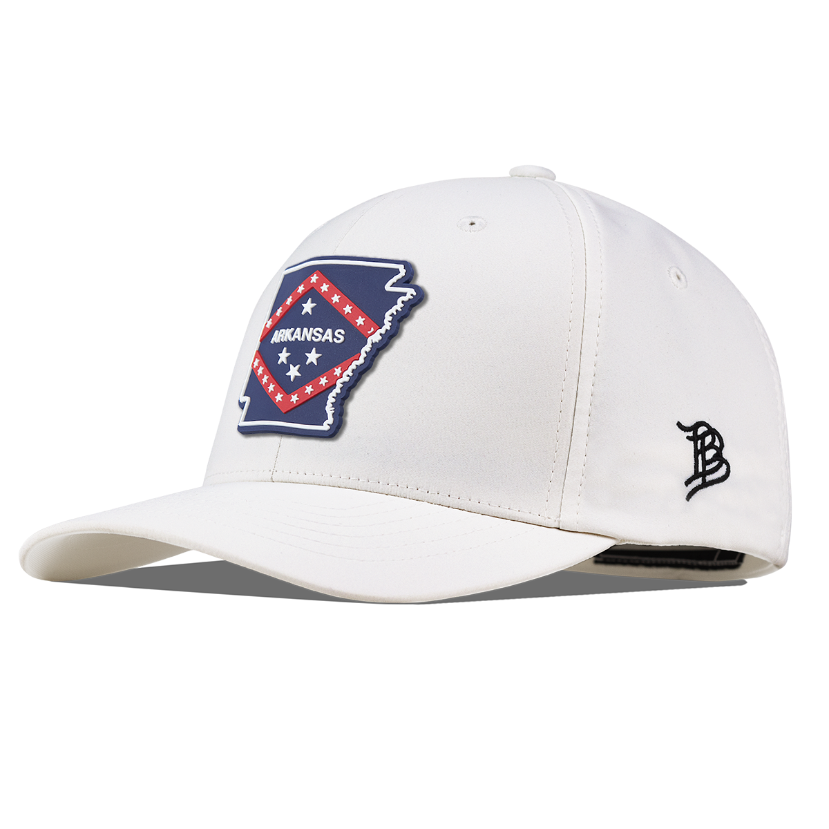Arkansas Patriot Series Flexfit Performance Fitted White