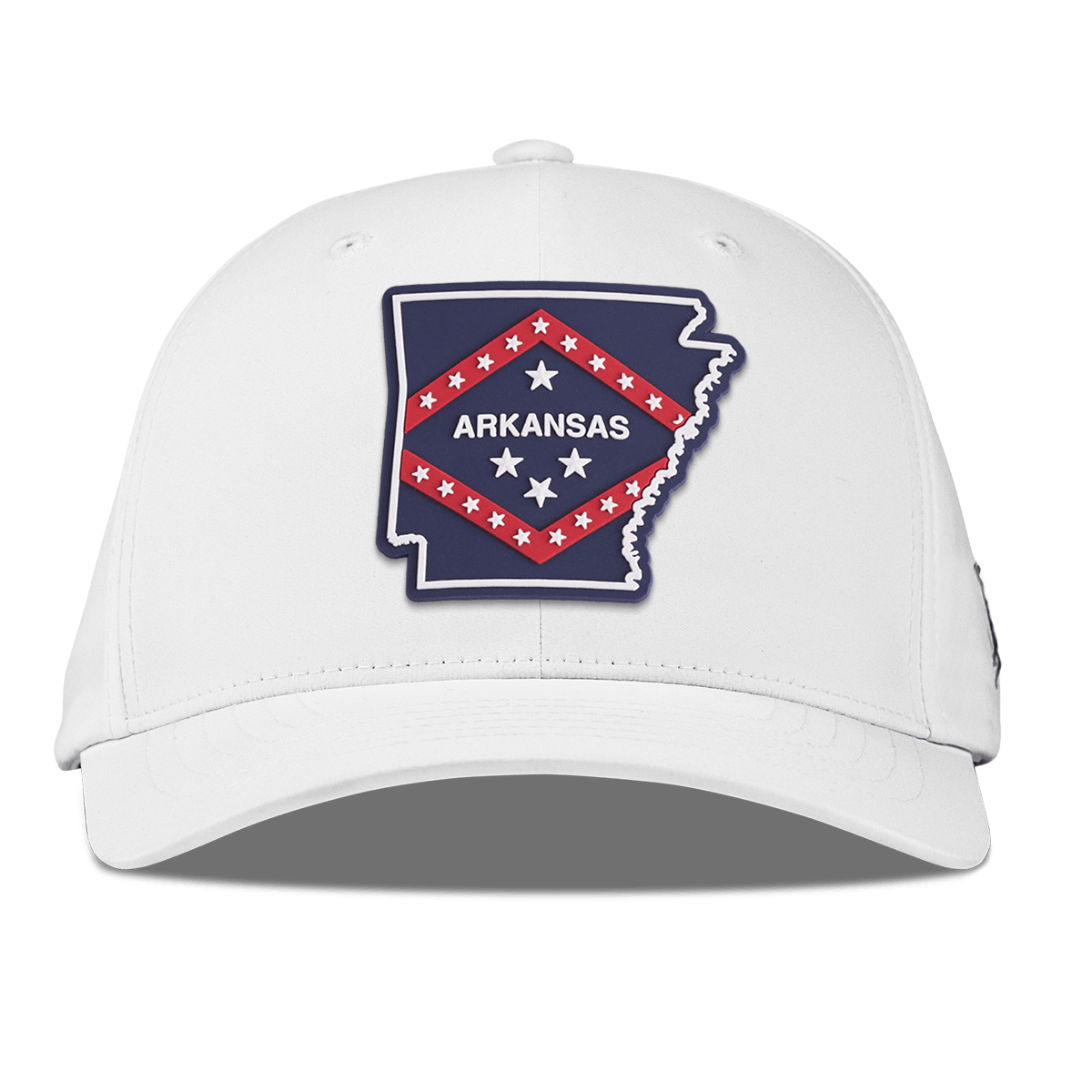 Arkansas Patriot Series Flexfit Performance Fitted White