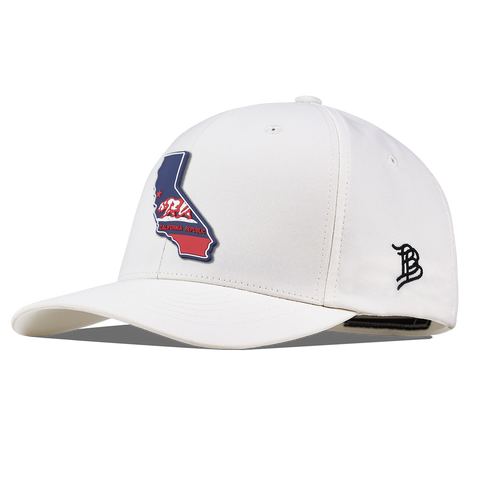 California Patriot Series Flexfit Performance Fitted White