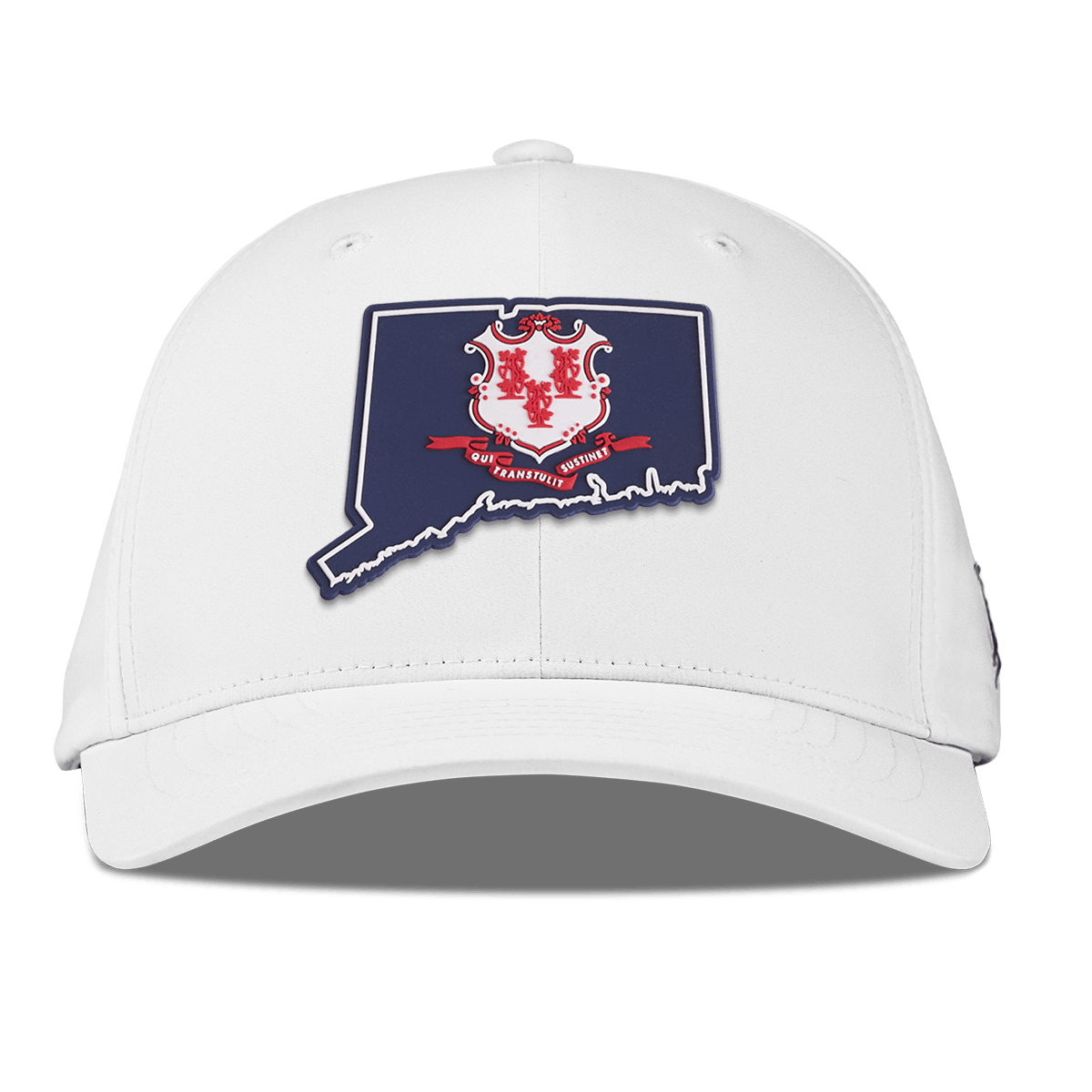 Connecticut Patriot Series Flexfit Performance Fitted White