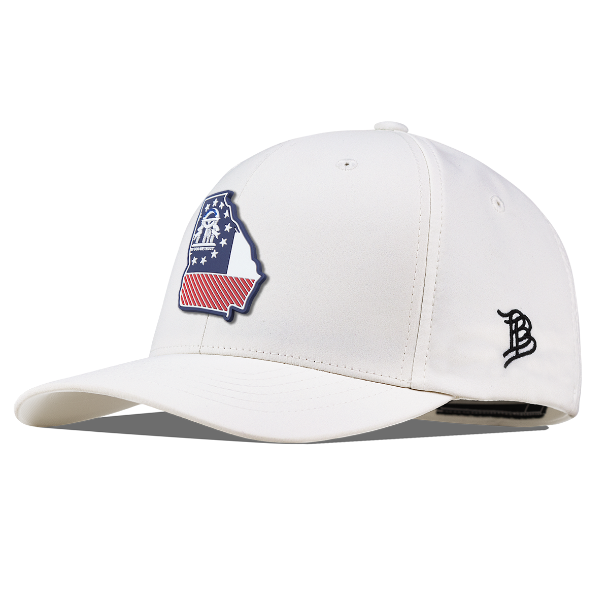 Georgia Patriot Series Flexfit Performance Fitted White