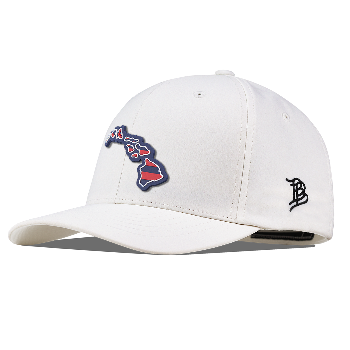 Hawaii Patriot Series Flexfit Performance Fitted White