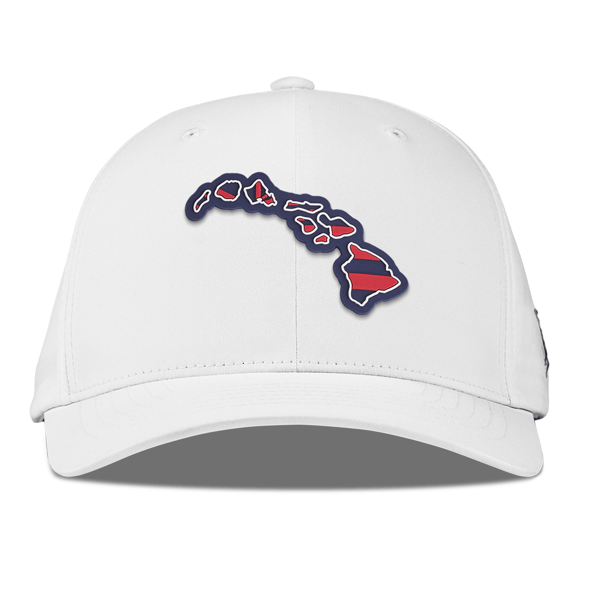 Hawaii Patriot Series Flexfit Performance Fitted White