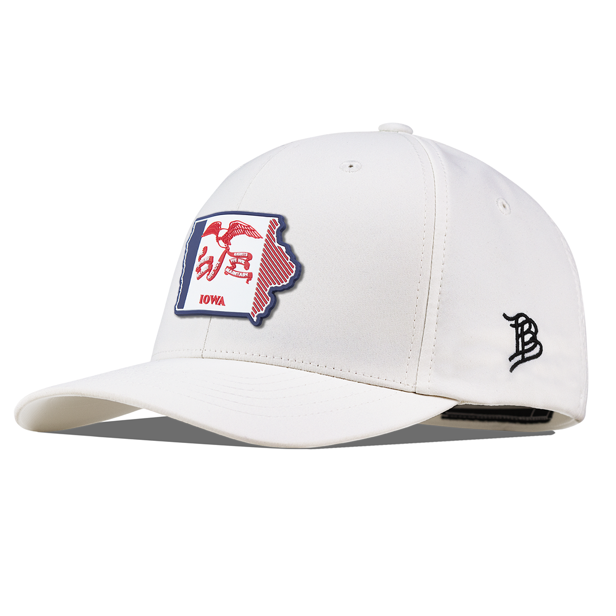 Iowa Patriot Series Flexfit Performance Fitted White